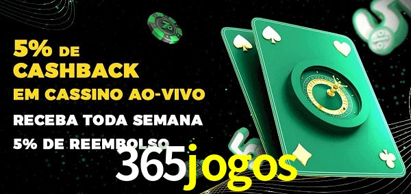 Promoções do cassino ao Vivo 365jogos
